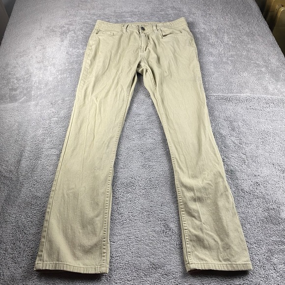 Jachs Other - JACHS New York Pants‎ Mens 32x30 Beige Straight Leg Slim Mid Rise